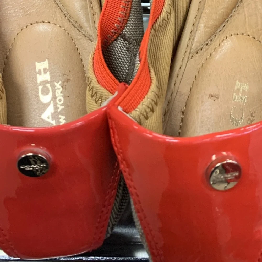 Coach Wanda Signature Flats Shoes 9.5B - Picture 7 of 15